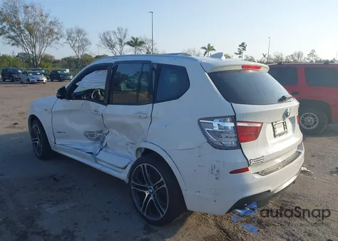 2017 BMW X3 xDrive28I z USA, uszkodzony, nr VIN 5UXWX9C32H0W74760